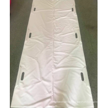 6 handles Heavy duty white funeral dead mortuary body bag with pocket